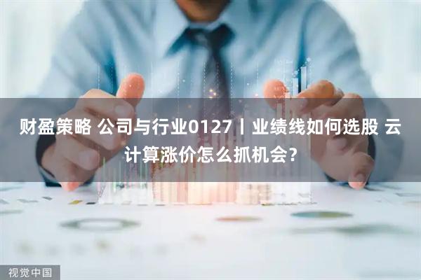 财盈策略 公司与行业0127丨业绩线如何选股 云计算涨价怎么抓机会？