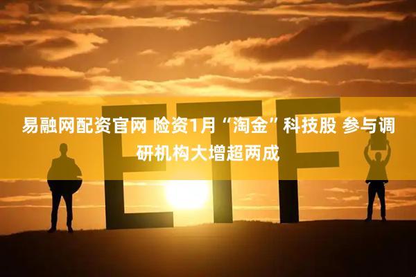 易融网配资官网 险资1月“淘金”科技股 参与调研机构大增超两成